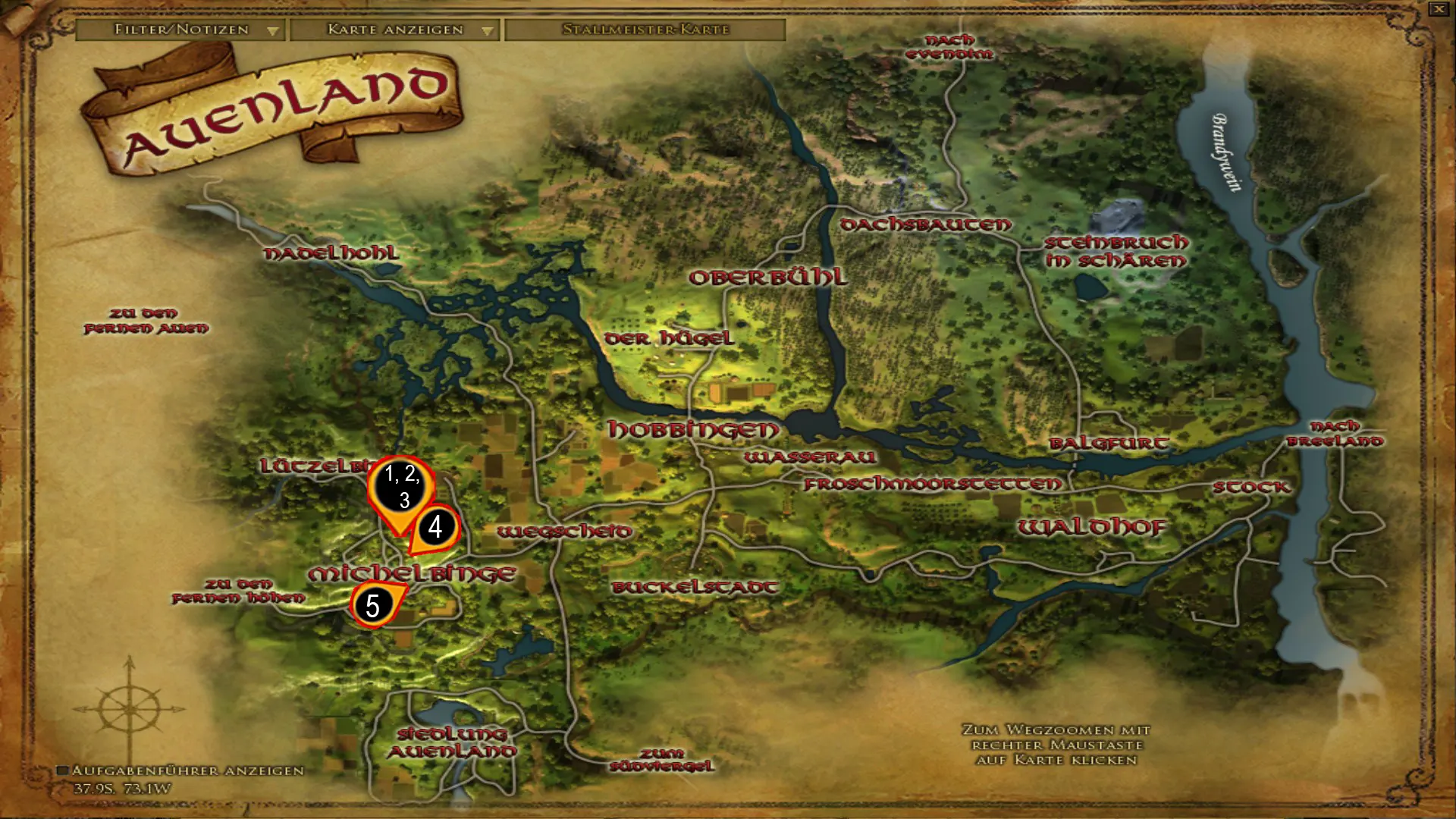 Anklicken zum Zoomen Quest 3: Missbiligende Bogs