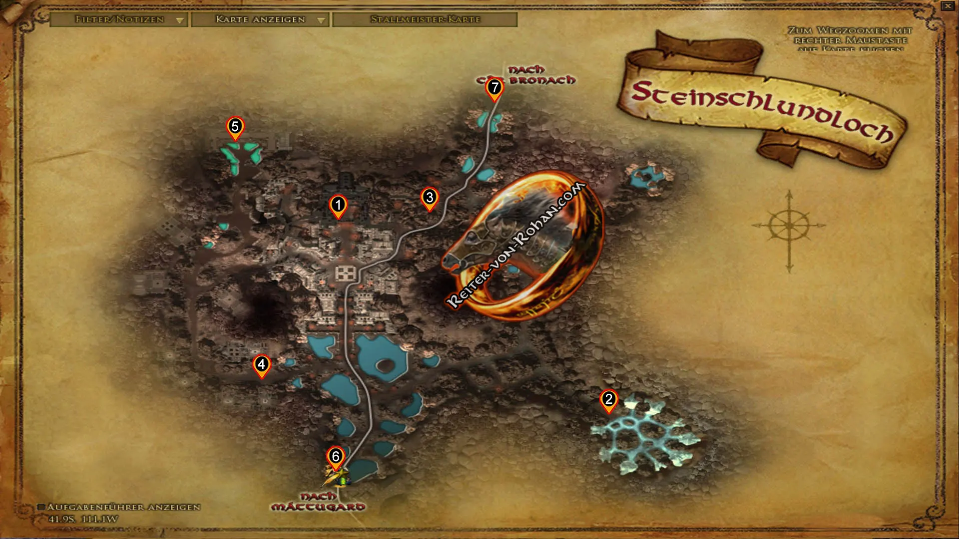 Anklicken zum Zoomen map staetten mattugard