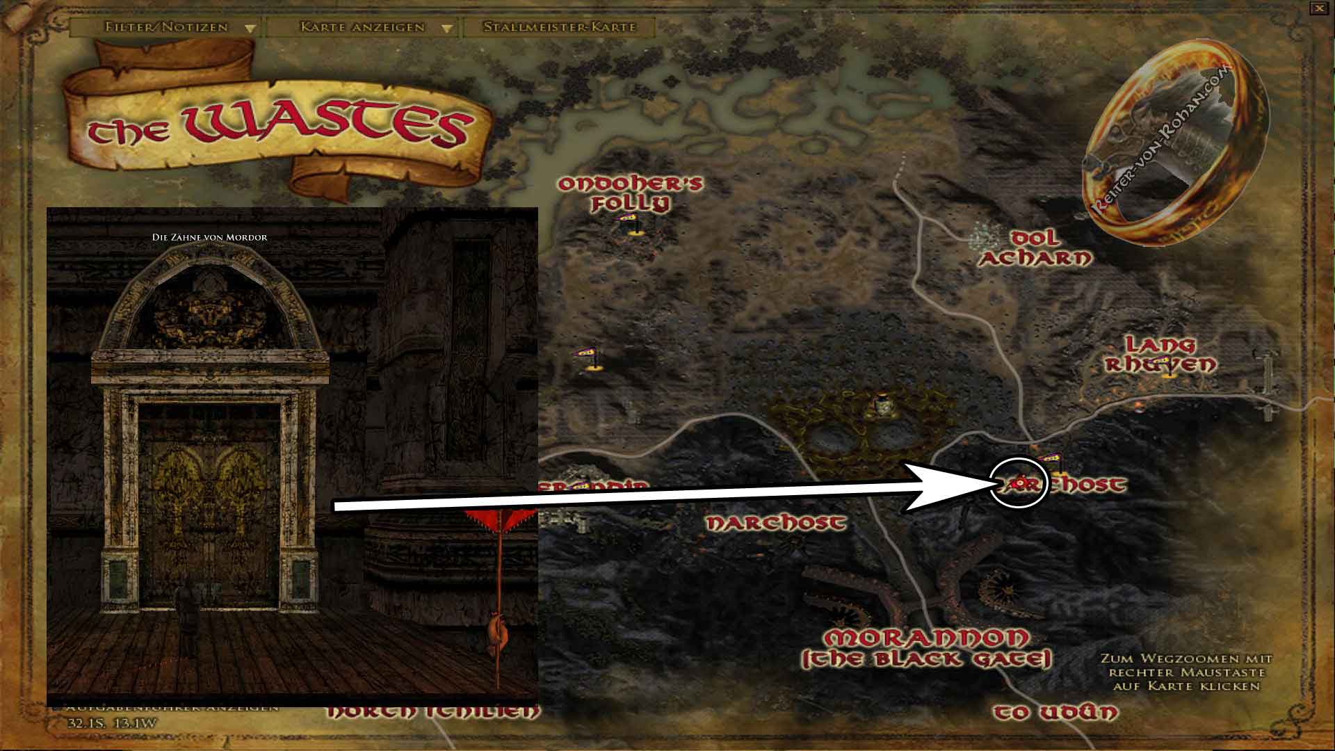 instanz zaehne von mordor