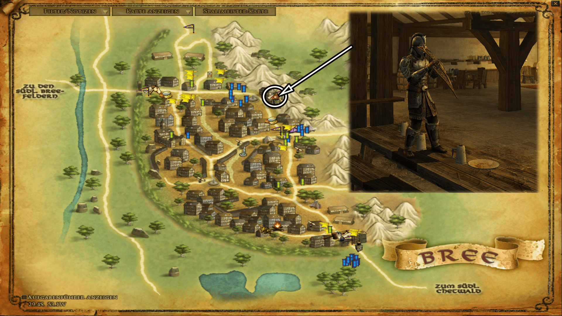 Tänzelndes Pony in Bree - zum vergrößern anklicken Tänzelndes Pony in Bree - zum vergrößern anklicken