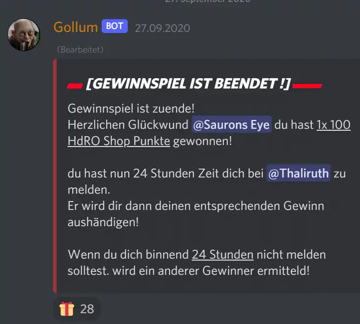 Anklicken zum Zoomen discord gewinn ende