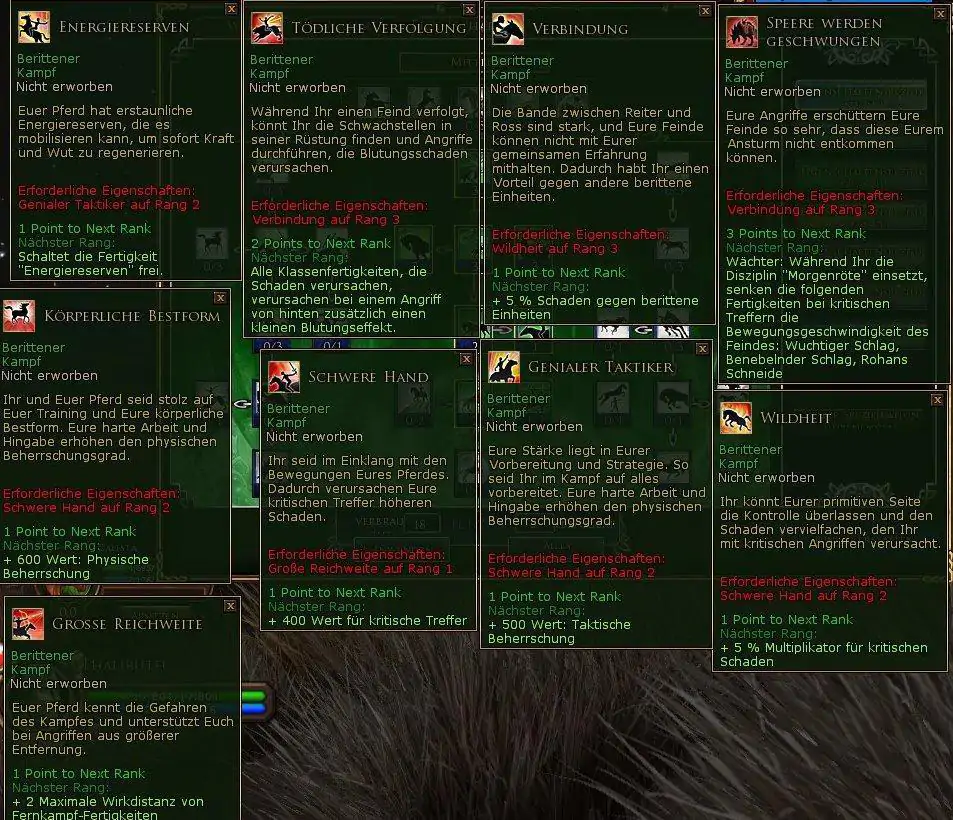 Anklicken zum Zoomen rvr kriegsross rot skillung